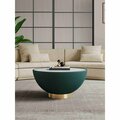 Manhattan Comfort Anderson Coffee Table in Green CT012-GR